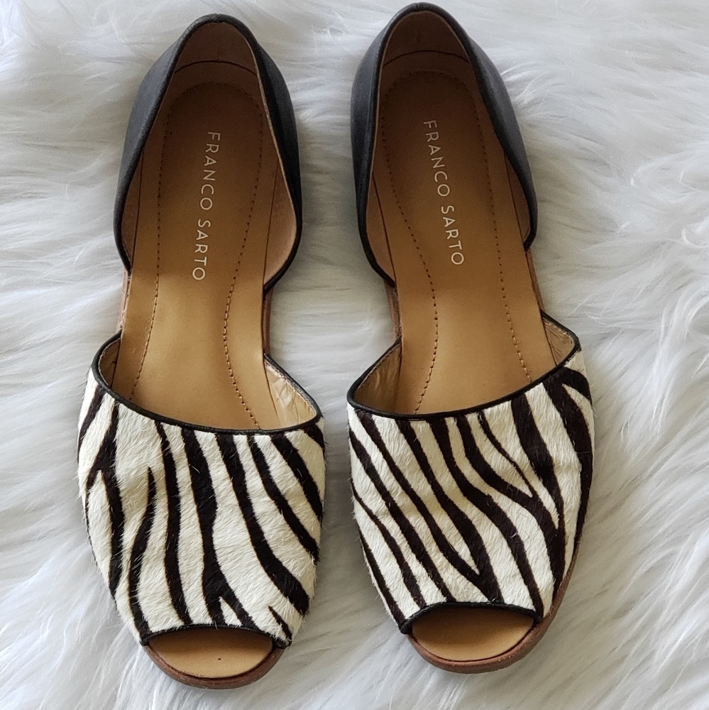Franco Sarto Animal Print Flats